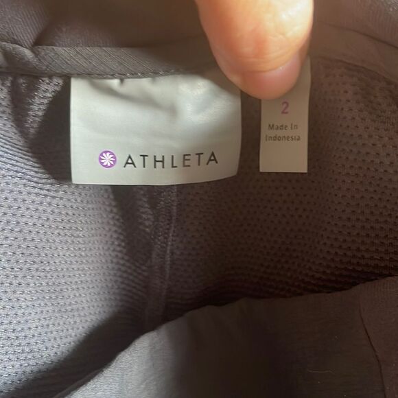 Athleta Trekkie Gray Cargo Skort Skirt 2 - Picture 7 of 7